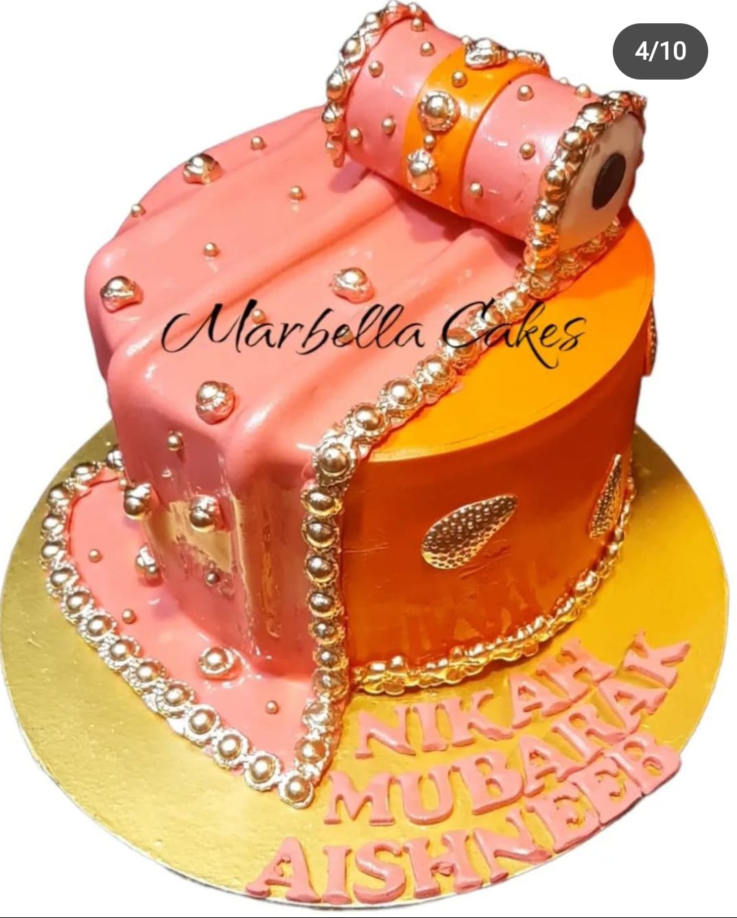 Saree Cake 4 - Edible Perfections